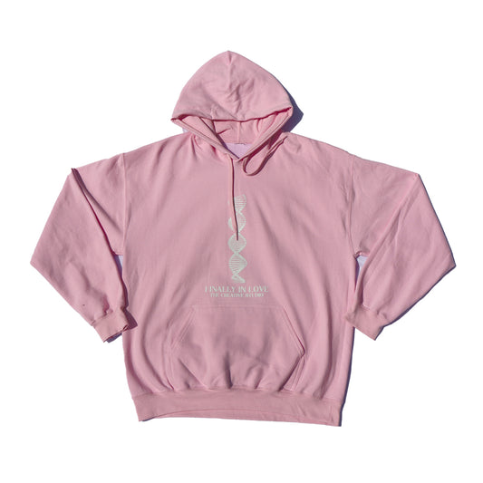 D.N.A  Pink Fleece Hoodie